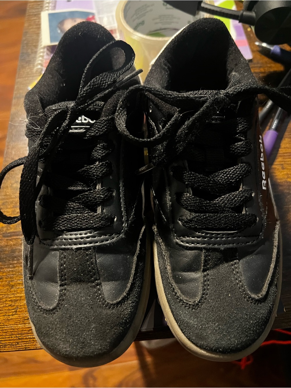 Reebok Black Kids' Low-Top Sneakers